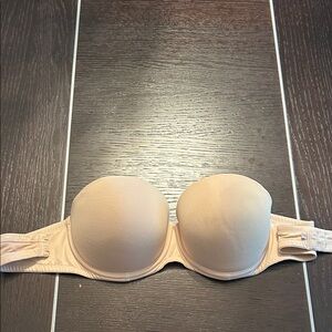 PINK Victoria's Secret Strapless Bra - Cream